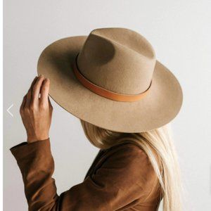 Gigi Pip Emma Wide Brim Fedora with Band